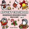 Advent Calendar Vol. 2, Cozy Coloring Book