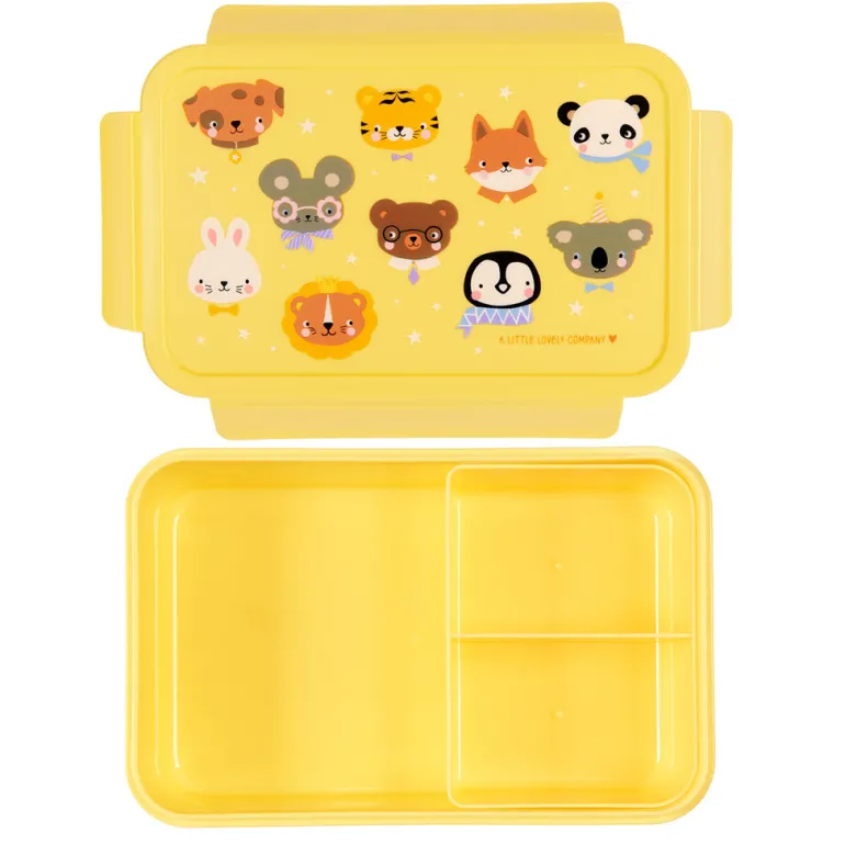 A Little Lovely Company Lunchbox, Bento - Animal Friends