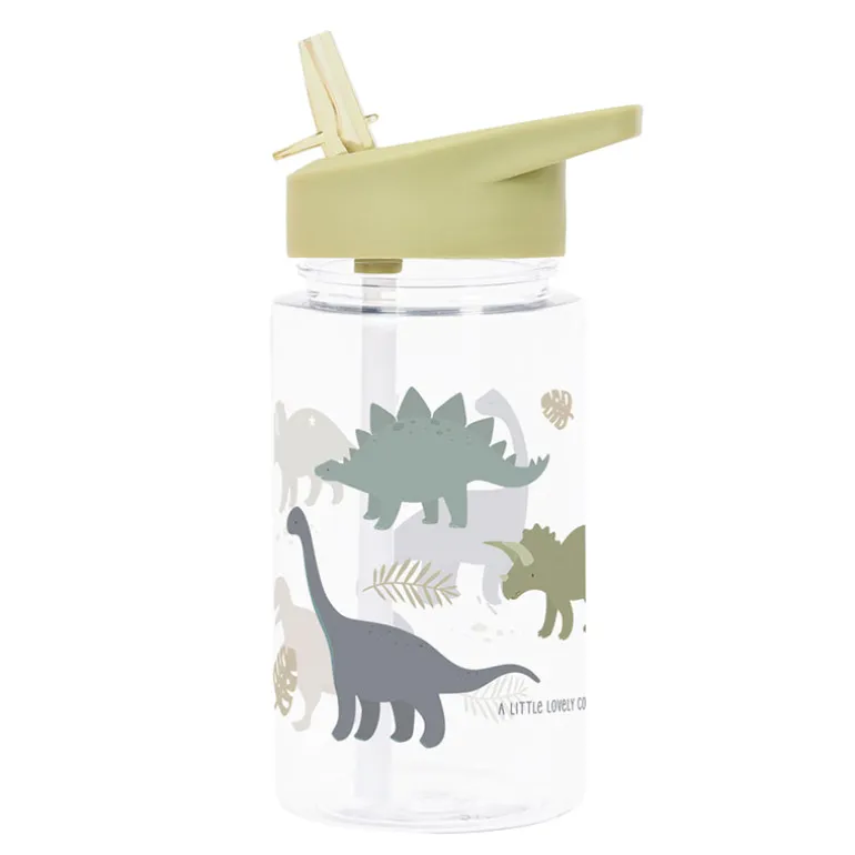 A Little Lovely Company Water Bottle, Dinosaur