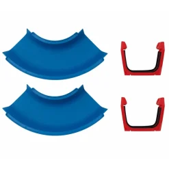 Aquaplay Waterway Accessory, Curved Canal Sections – Set of 2