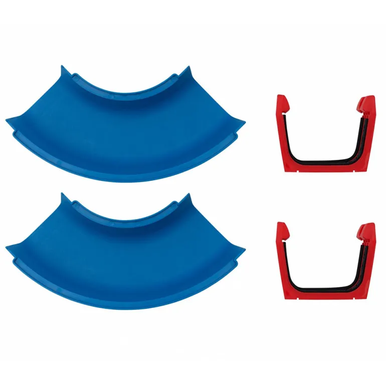 Aquaplay Waterway Accessory, Curved Canal Sections – Set of 2
