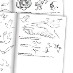 Artbook: Learn to Draw Animals - For Kids Aged 7 and Up