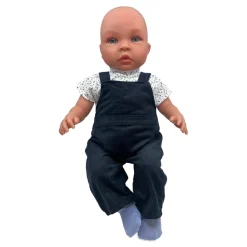 Así dukketøj til Leo og Leonora babydukke, str. 46 cm, Smækbukser - Marineblå