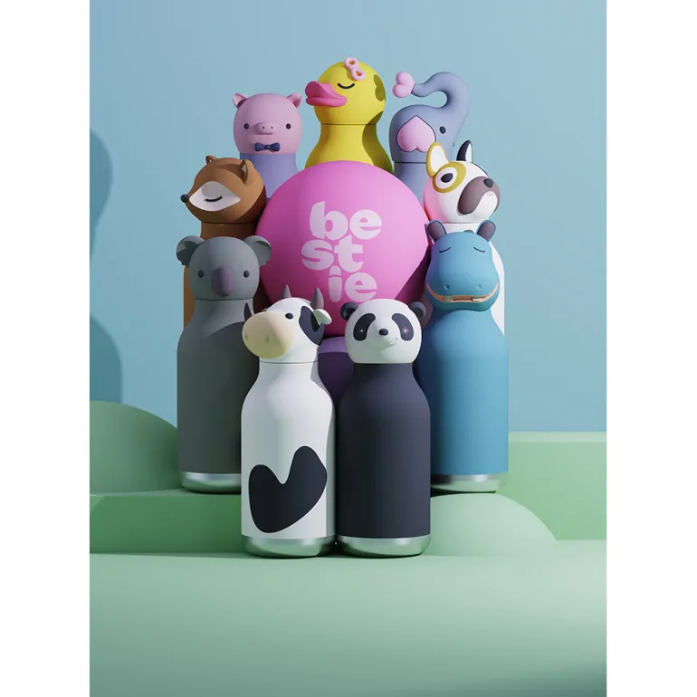 Asobu Bestie Animal Thermal Bottle, 460 ml – Sheep