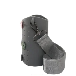 Asobu Sling Silicone Strap Bottle Holder, Smoke