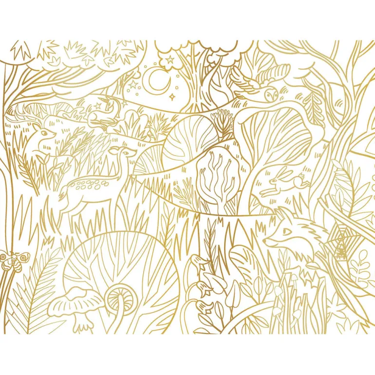 Auzou Coloring Book, Enchanting Designs