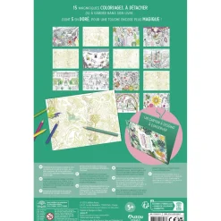 Auzou Coloring Book, Enchanting Designs