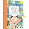 Auzou Coloring Book, Neon Designs