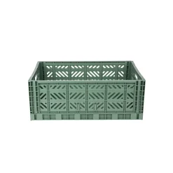 Aykasa Maxi Folding Crate, Almond Green