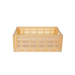 Aykasa Maxi Folding Crate, Banana