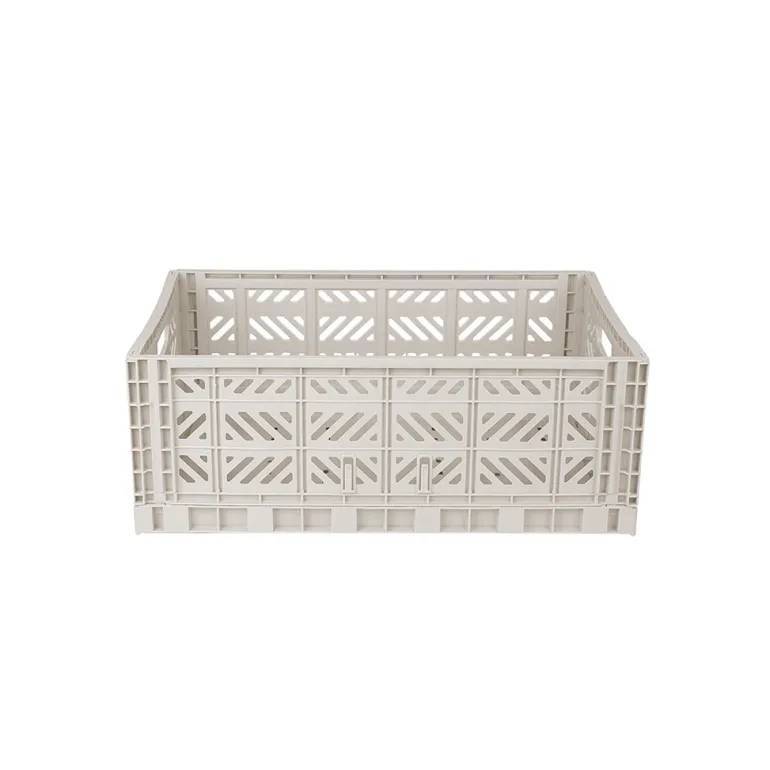 Aykasa Maxi Folding Crate, Light Grey