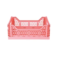 Aykasa Midi Foldable Crate, Strawberry Milk