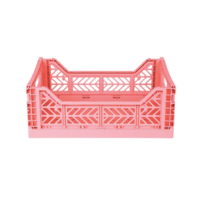 Aykasa Midi Foldable Crate, Strawberry Milk