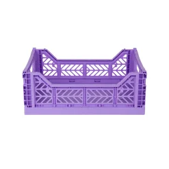 Aykasa Midi Foldable Crate, Taro Milk Tea