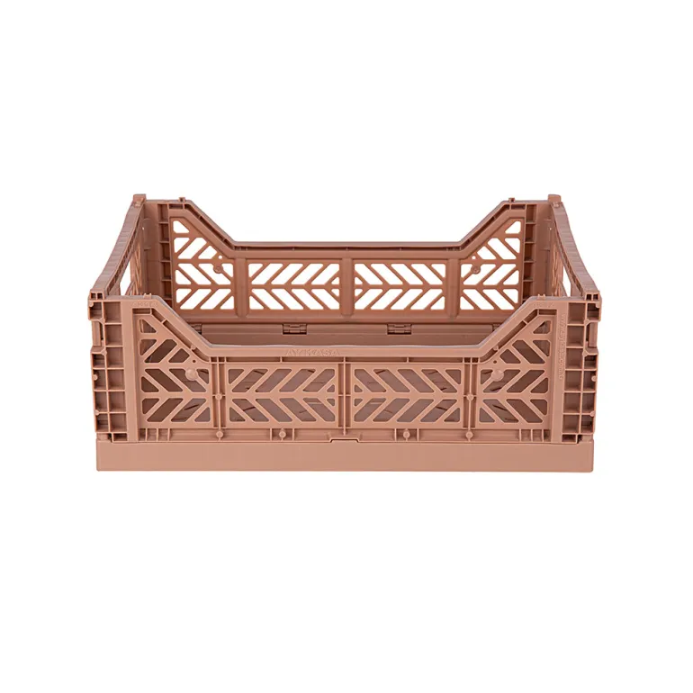 Aykasa Midi Folding Box, Warm Taupe