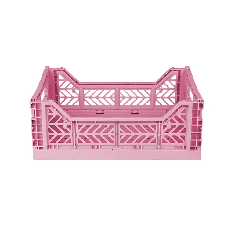Aykasa Midi Folding Crate, Baby Pink