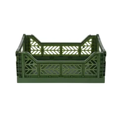 Aykasa Midi Folding Crate, Khaki