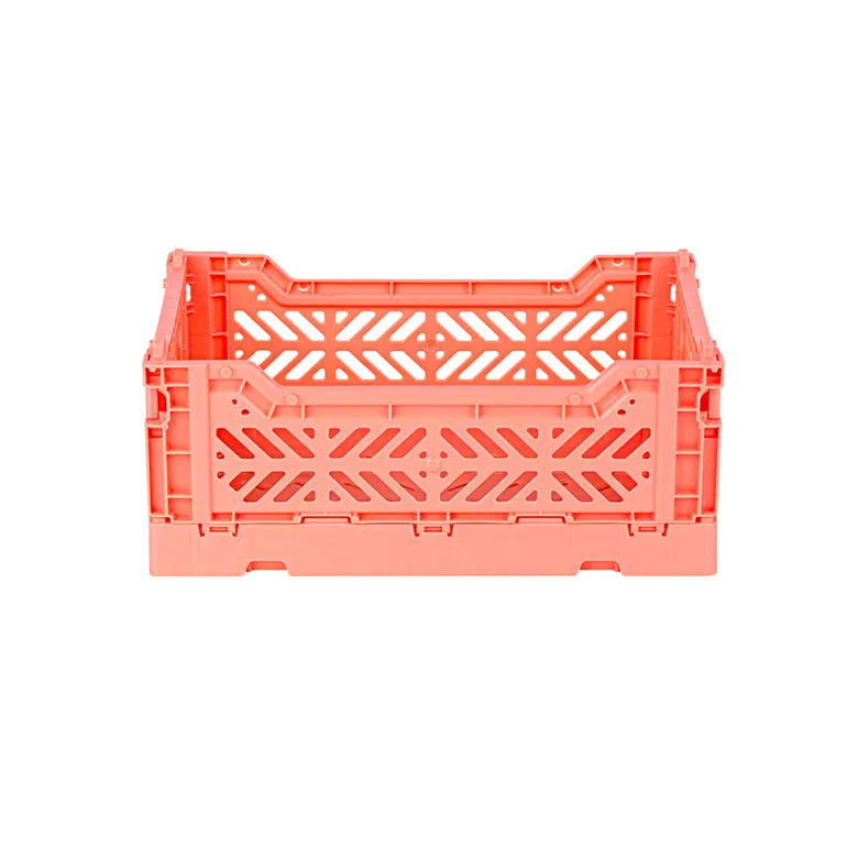 Aykasa Mini Foldable Crate, Salmon Pink