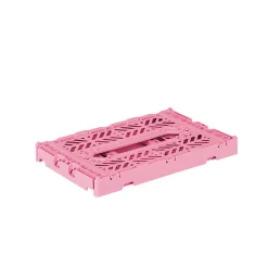 Aykasa Mini Folding Crate, Baby Pink