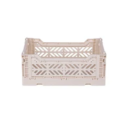Aykasa Mini Folding Crate, Coconut Milk