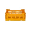 Aykasa Mini Folding Crate, Mustard