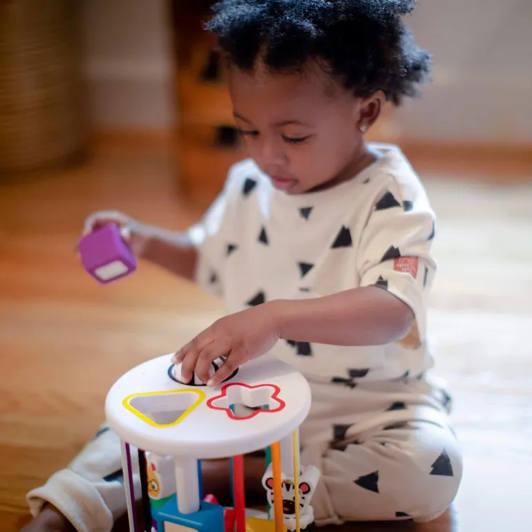BABY Einstein Zen & Cal's Sensory Shape Sorter Box