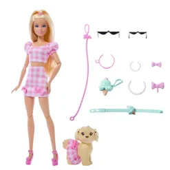Barbie dukke og hund, Barbie Twinning Looks Blonde Bows