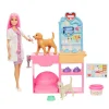 Barbie Dyrlæge i veterinærklinik inkl dyr