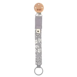 Bibs Liberty Pacifier Chain, Capel Fossil Grey