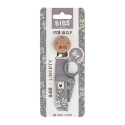 Bibs Liberty Pacifier Chain, Capel Fossil Grey