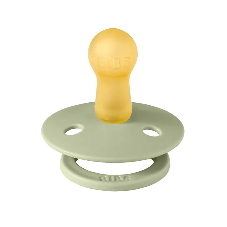 Bibs Natural Rubber Pacifier, 2-Pack, Size 2 - Moomin - Ivory Mix