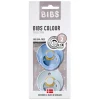 Bibs Pacifier 2-Pack, Natural Rubber Size 2 - Sky Blue/Baby Blue