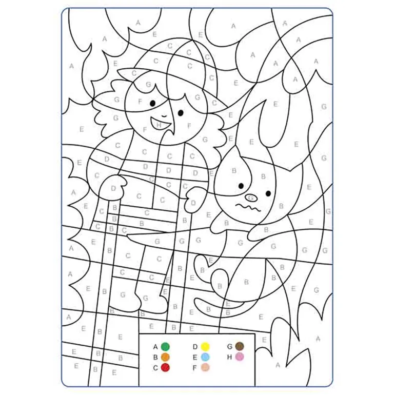 Bolden Coloring Book, Color Code Coloring Book: Emergency!