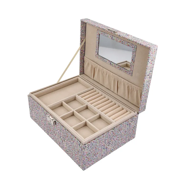 Bon Dep Jewelry Box with Liberty Print, Square - Eve