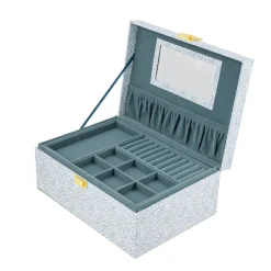 Bon Dep Jewelry Box with Liberty Print, Square - Katie and Millie Light Blue