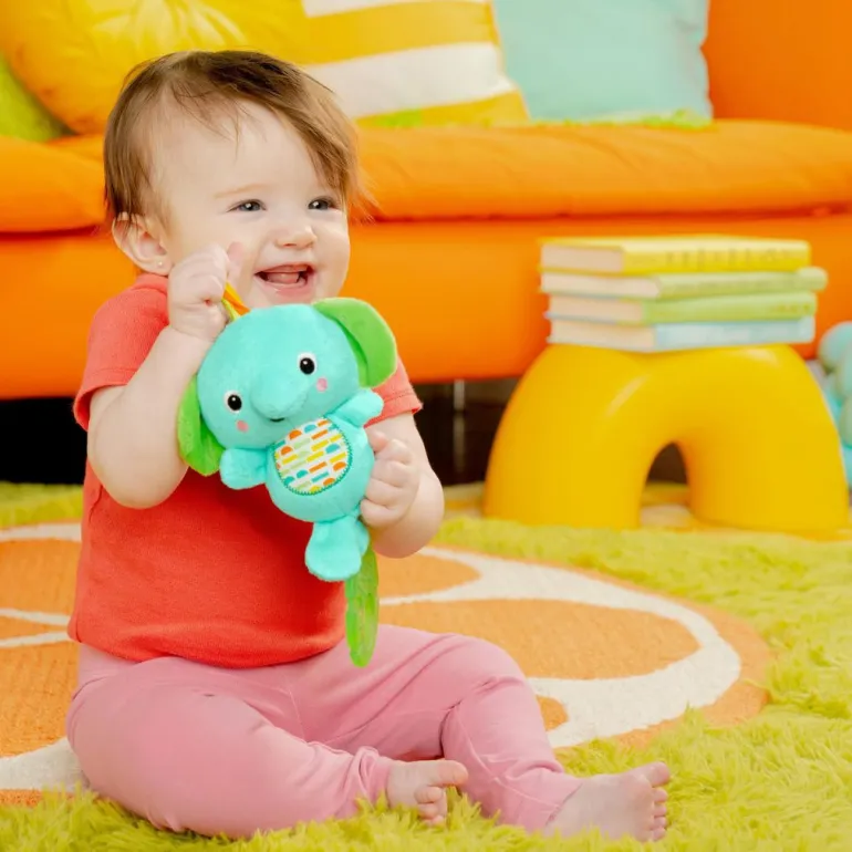 Bright Starts Activity Toy with Light and Sound, Tug Tunes™ - Elephant