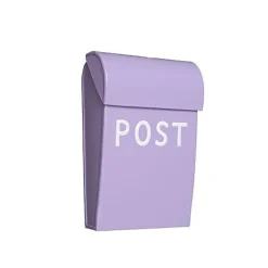 Bruka Design Mailbox, Mini - Purple