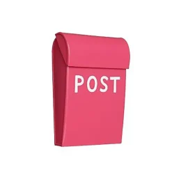 Bruka Design Mailbox, Mini - Raspberry Red