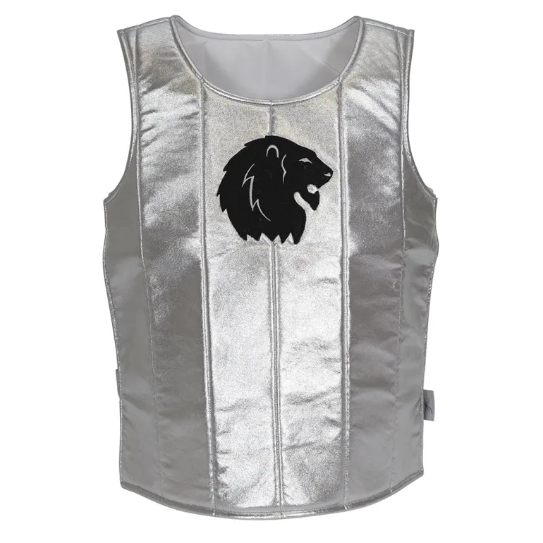 By Astrup Dress-Up – Knight’s Armor, Silver Vest – For Children Aged 3 and Up