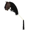By Astrup Hobby Horse with Open Mouth and Removable Tail, Brown