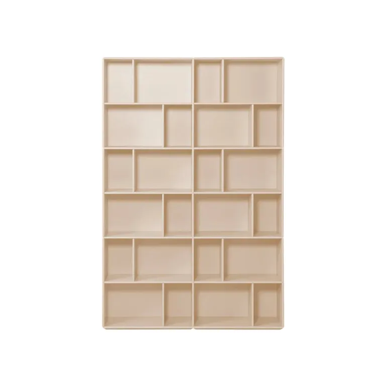 By Aulum Brooklyn vægreol, 117x177 cm - Sand