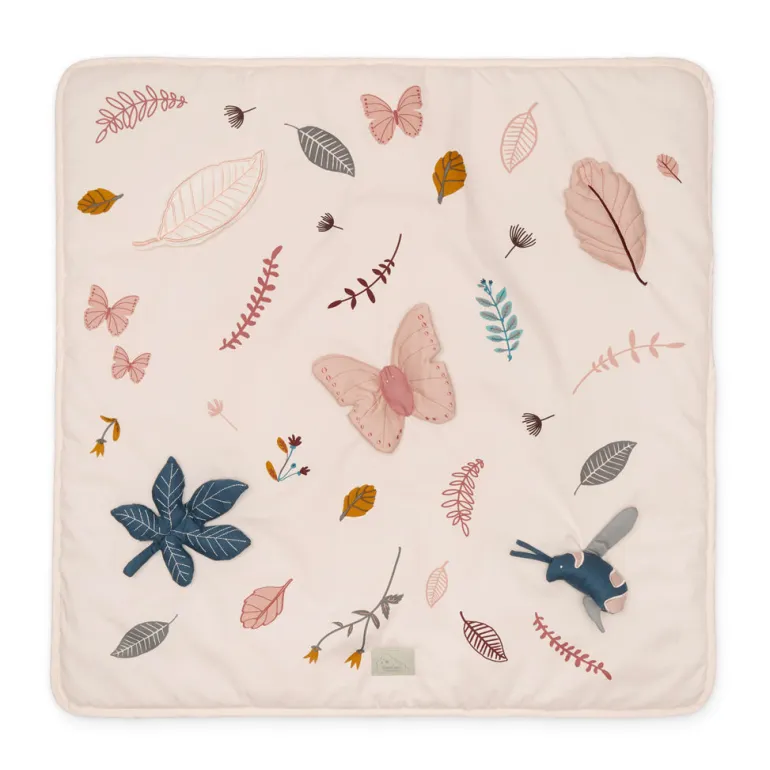 Cam Cam Activity Play Mat, Pressed Leaves Rose