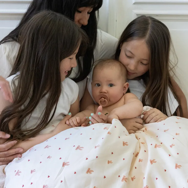 Cam Cam Baby Bedding, Organic - Bows