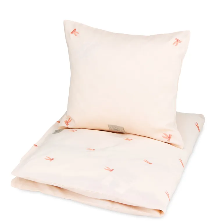 Cam Cam Baby Bedding, Organic, Embroidered - Bows