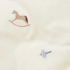 Cam Cam Baby Bedding, Organic, GOTS Certified, Embroidered - Vintage Toys
