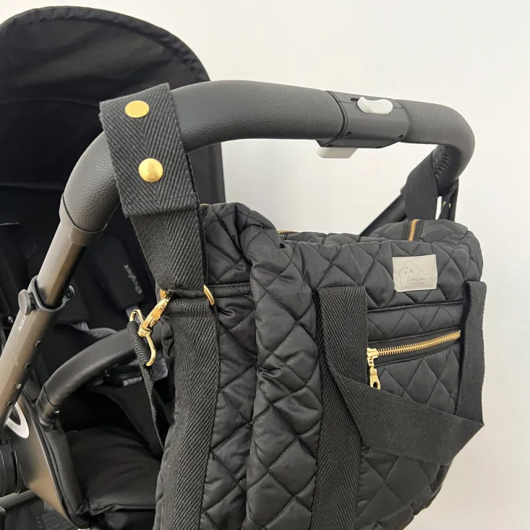 Cam Cam Changing Bag with Stroller Straps, OCS - Black