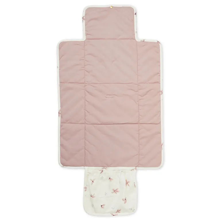 Cam Cam Changing Mat, Quilted - Windflower Creme