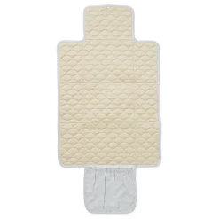 Cam Cam Changing Pad, Quilted - Classic Stripes Blue/Praline