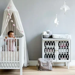 Cam Cam Cot Bumper, Organic, OCS - Light Sand