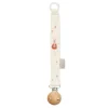 Cam Cam Embroidered Pacifier Clip, Organic, GOTS - Ballerina